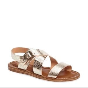 Bella Vita made in Italy Gold Sandals size-9.5 W